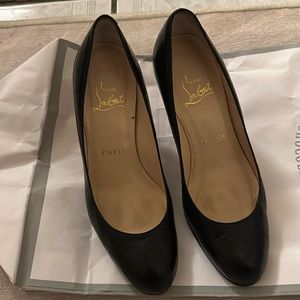 Black Christian Louboutin pumps/heels size 36.5 EUR or 6 US